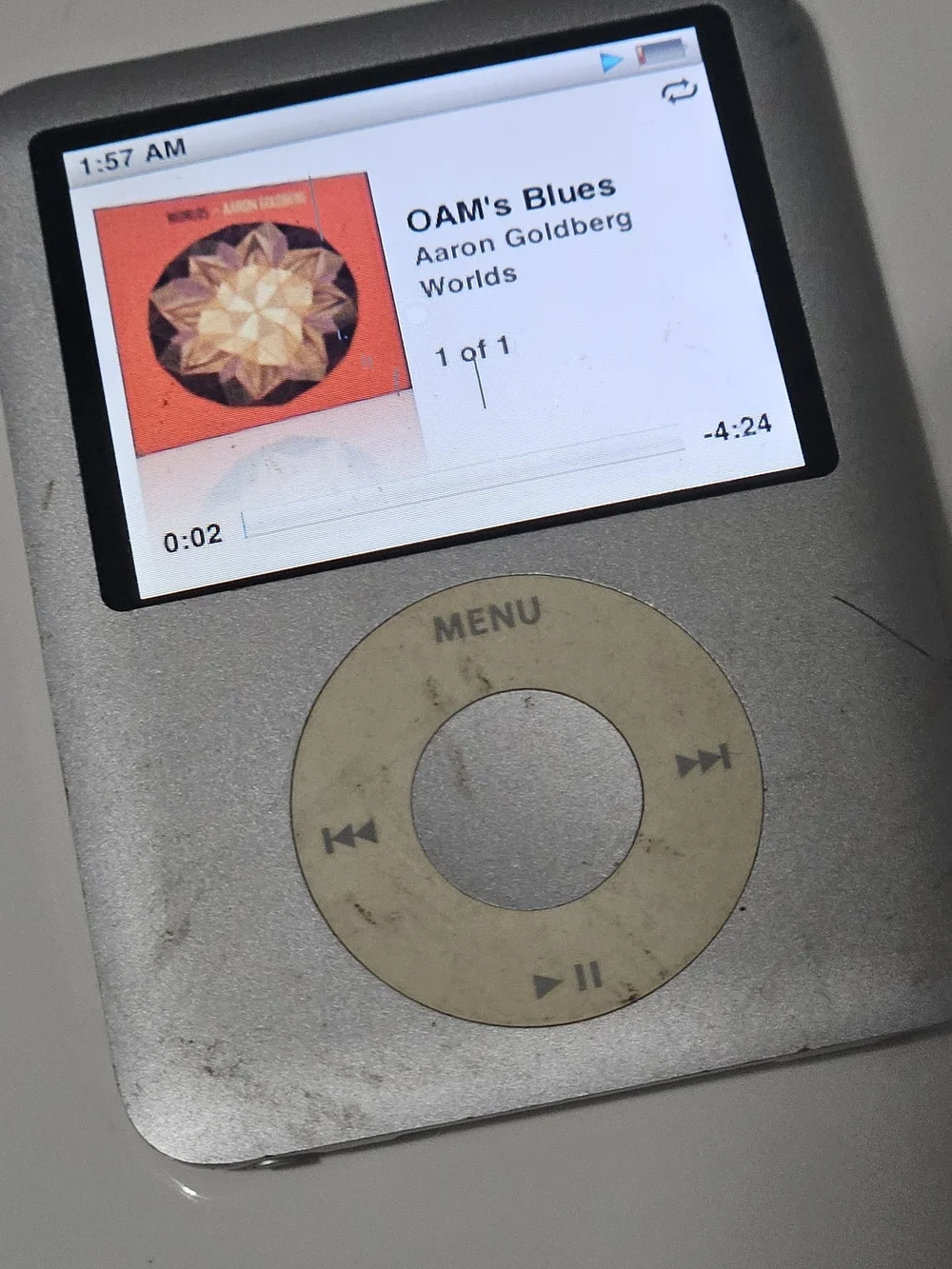 Apple iPod Classic Silver MP3 Player